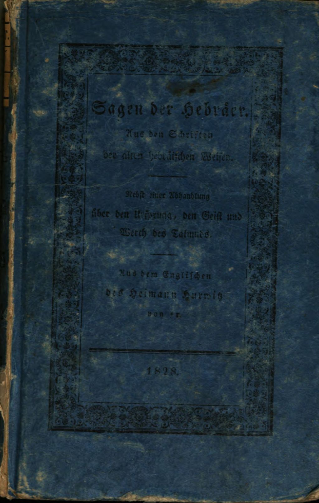 Cover of Sagen der Hebräer