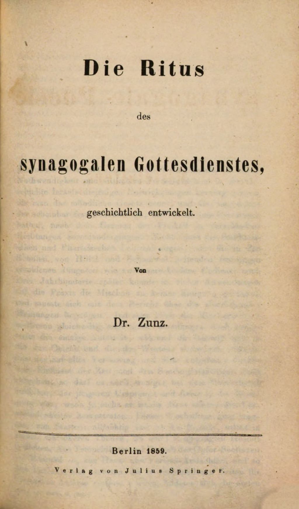 Cover of Die synagogale Poesie des Mittelalters. 2, Die Ritus des synagogalen Gottesdienstes geschichtlich entwickelt