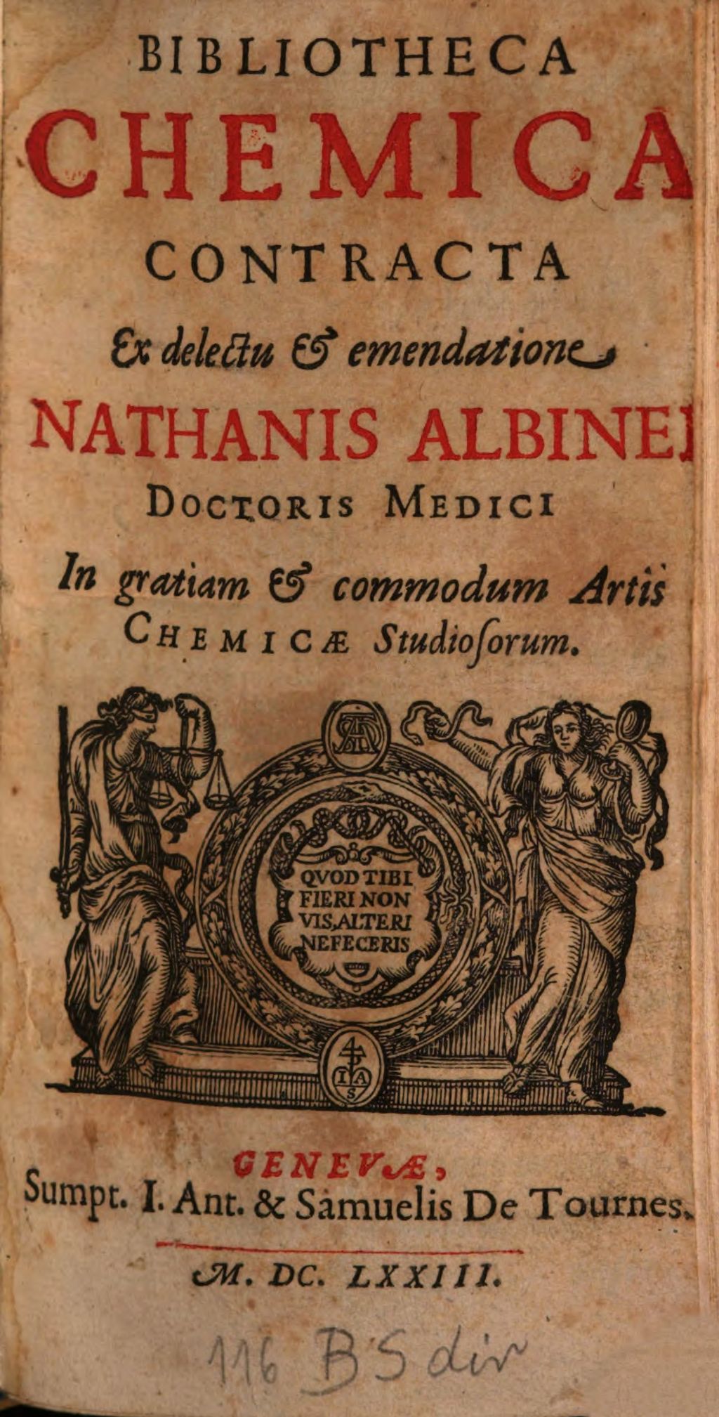 Cover of Bibliotheca Chemica Contracta