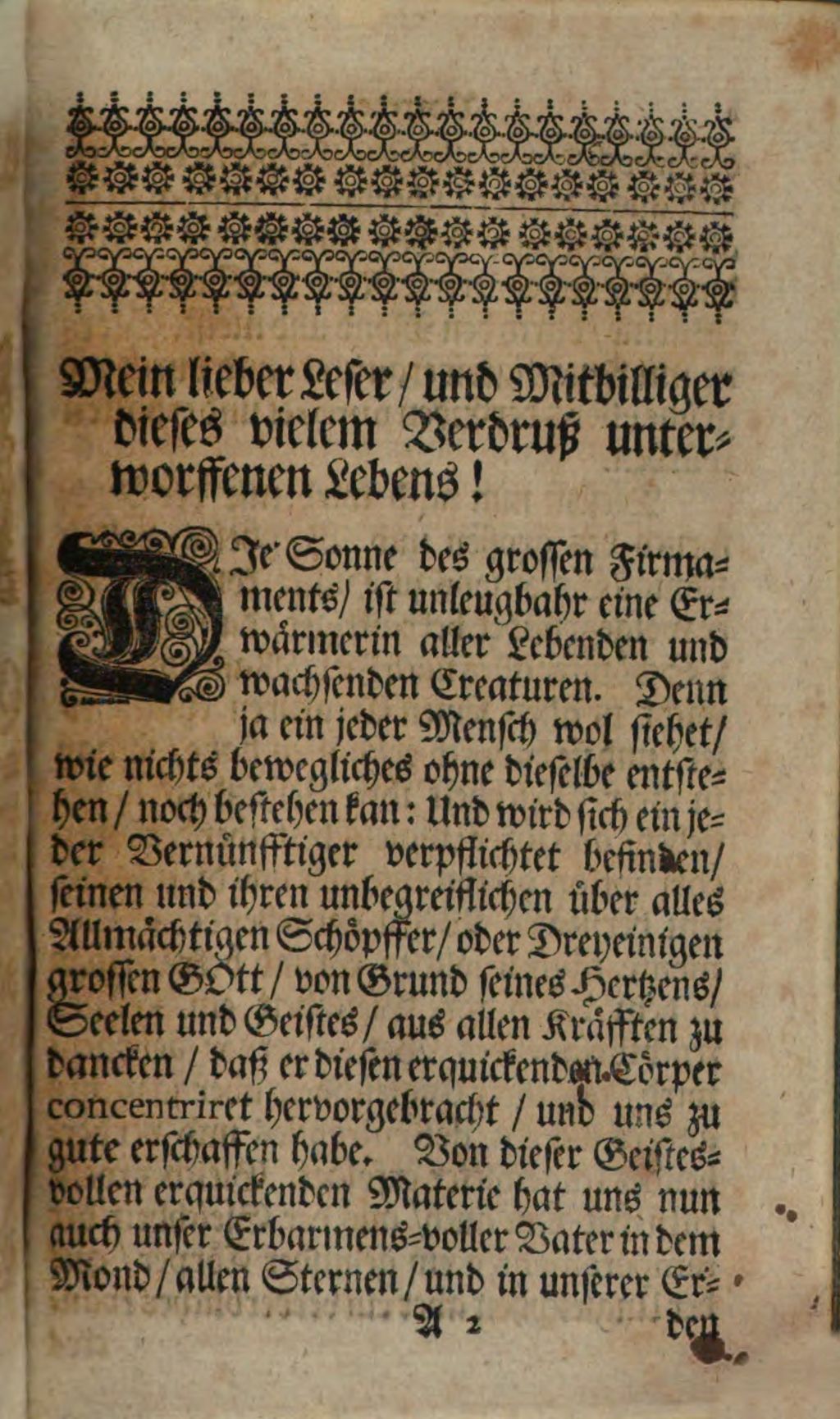 Cover of Erwärmende, Und Erquickende wohlgegründete Medicinische Universal-Sonne, Das ist: Ein Tractätlein, welches in sich hält, den gründlichen Beweiß, daß eine Universal-Medicin sey, und wie die kräfftigste Operation, im Menschlichen Leibe, in Curation der schwersten Kranckheiten, leichtlich darvon geschehen könne