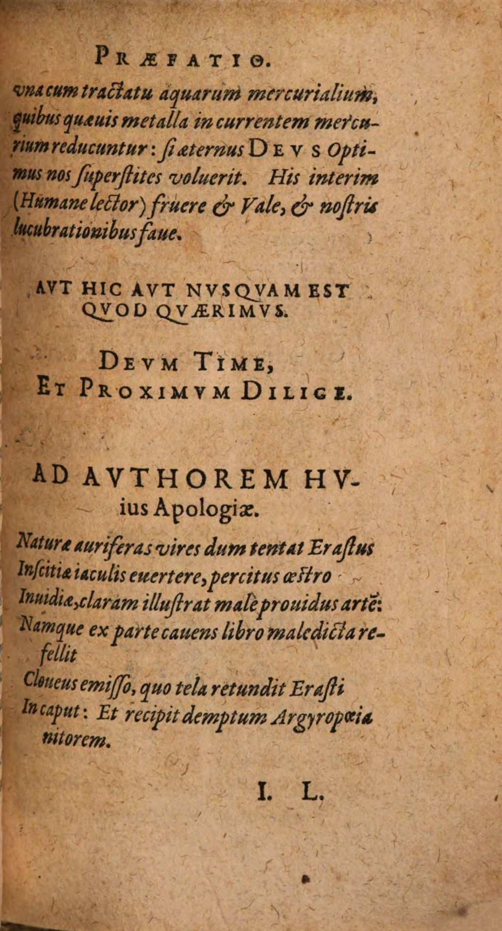 Cover of Apologia Crysopoeiae et Argyropoeiae adversus Thomam Erastum