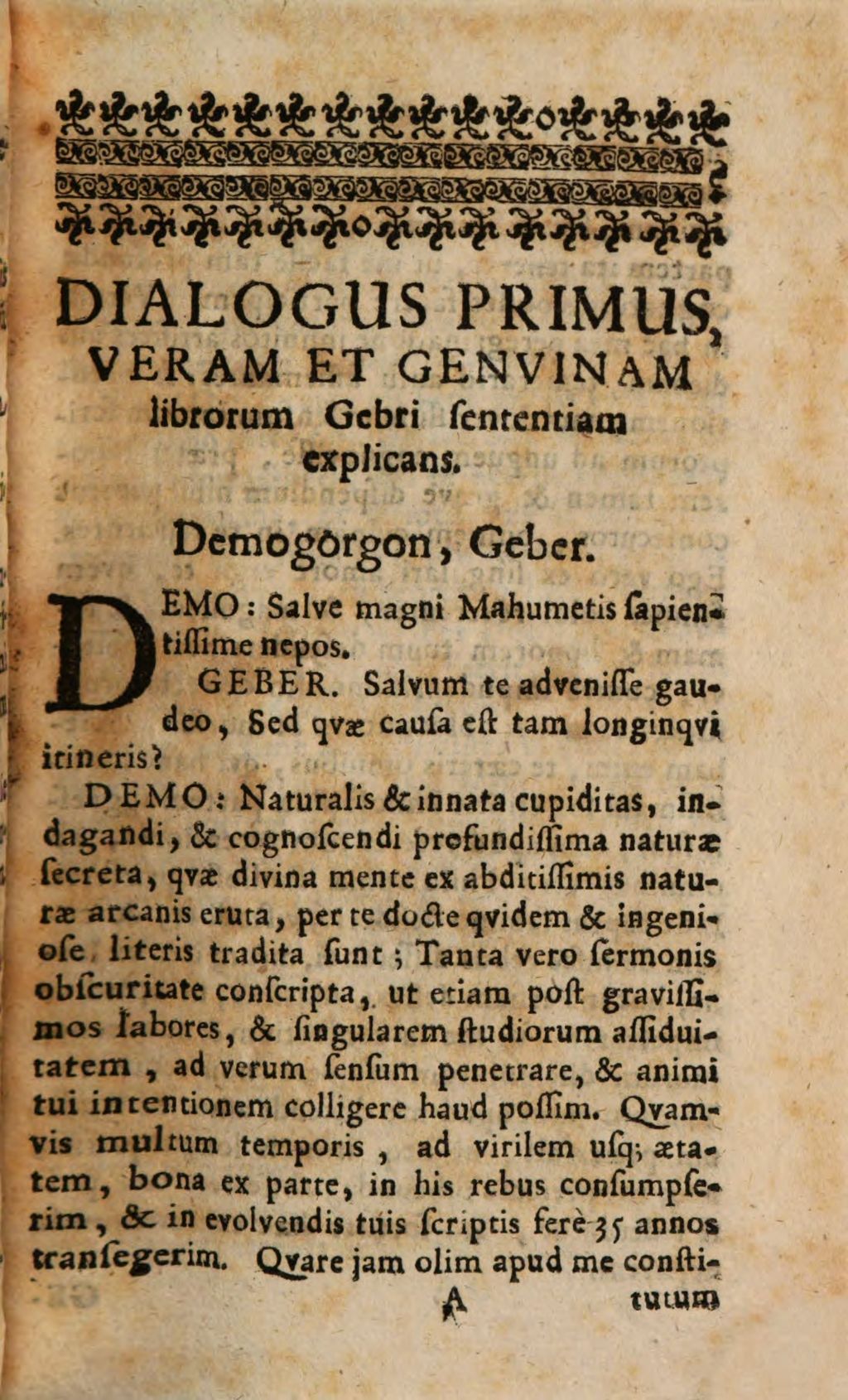 Cover of Joannis Braceschi Brixiani De Alchemia