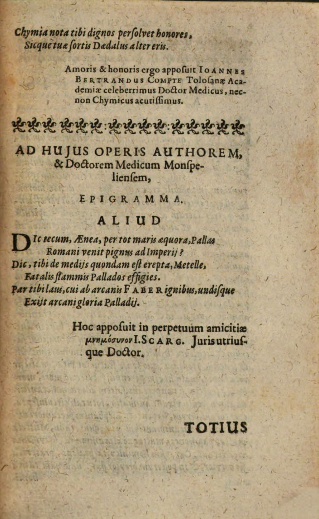 Cover of Palladium Spagyricum Petri Ioannis Fabri, Doctoris Medici, Monspeliensis Philochymici Castronovodarensis