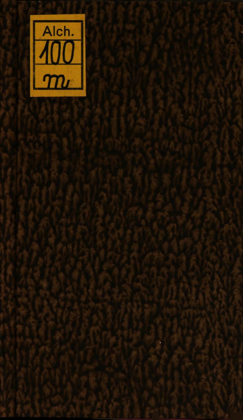 Cover of Tractatus chemicus excellentissimus