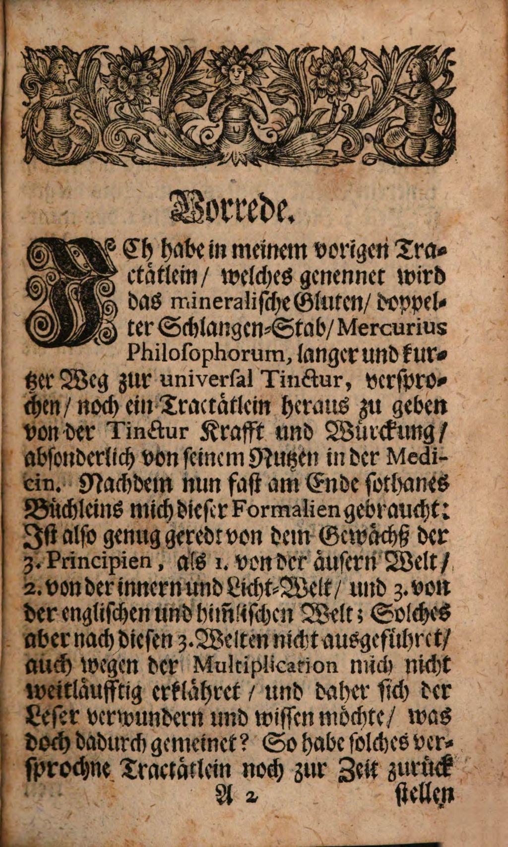 Cover of Der Philosophische Perl-Baum, Das Gewächse der drey Principien