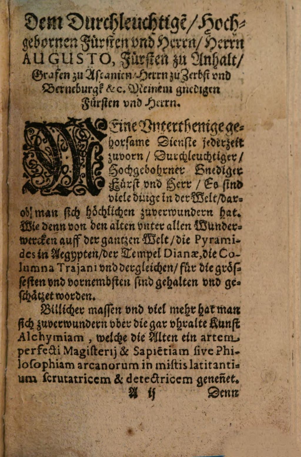 Cover of Ternio Reliquiarum Alchymiae Oder Drey Schöne Tractätlein Vom Stein der Weisen