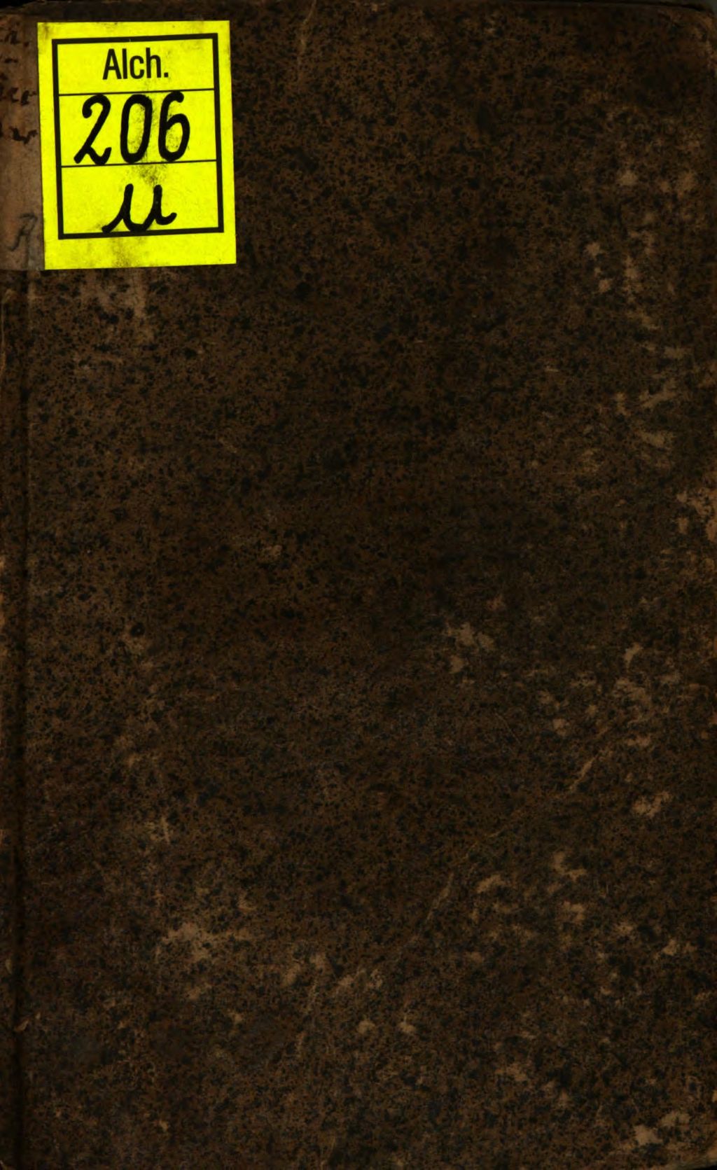Cover of Chymischer und Alchymistischer Particular-Zeiger, Das ist Treuer Unterricht Vom Gold- u. Silber-machen