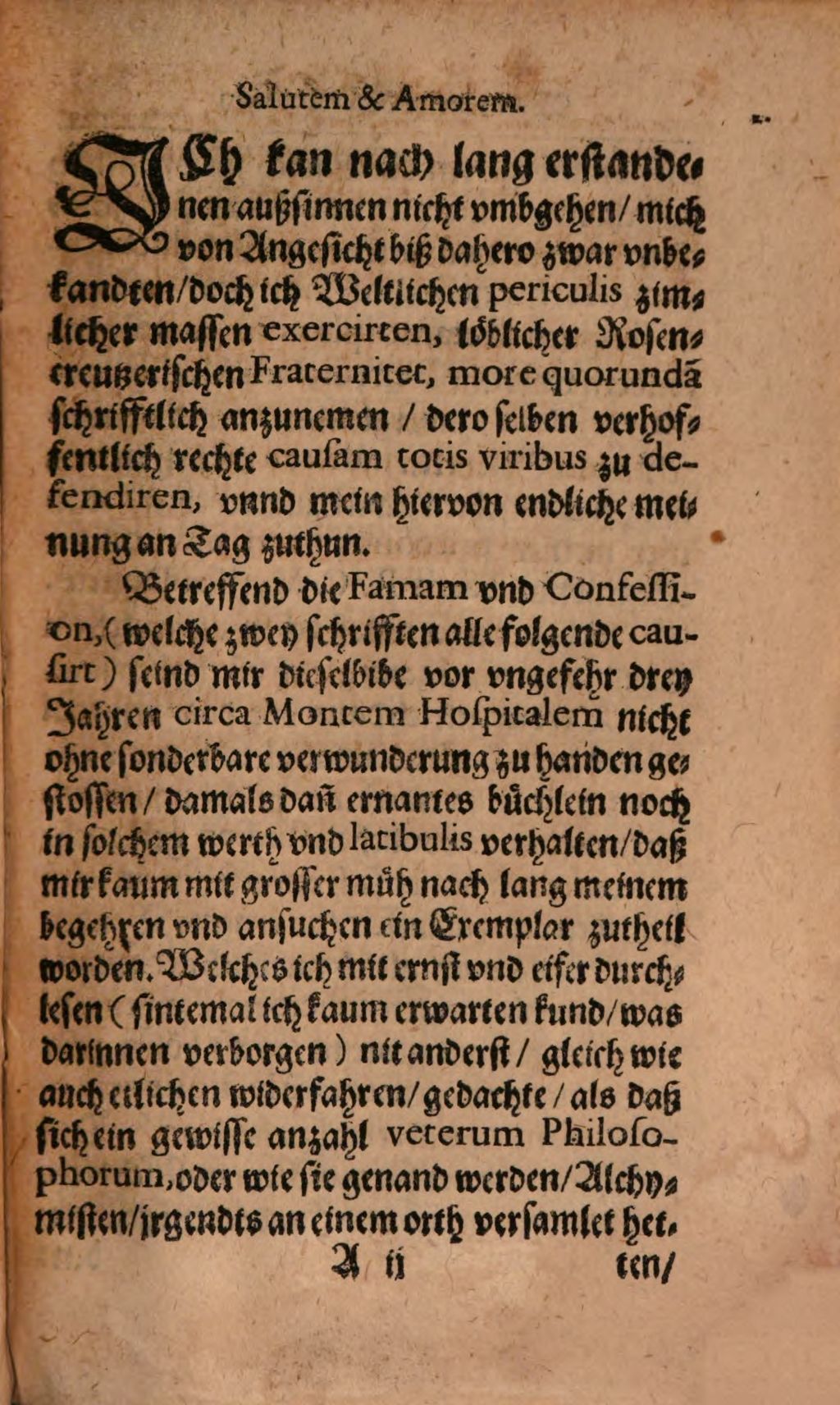 Cover of Crux absq[ue] Cruce: Das ist: Wolvermeynte Defension, deren inter Mundi calumnias blühenden Teutschen Gesellschafft ad S. Sanctum Genannt Vom Rosencreutz