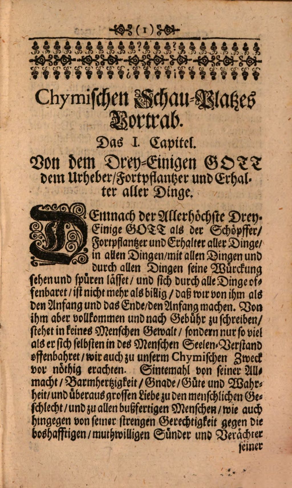 Cover of Chymischen Schau-Platzes Vortrab, Das ist: Gründliche Anleitung Zu der wahren Chymie