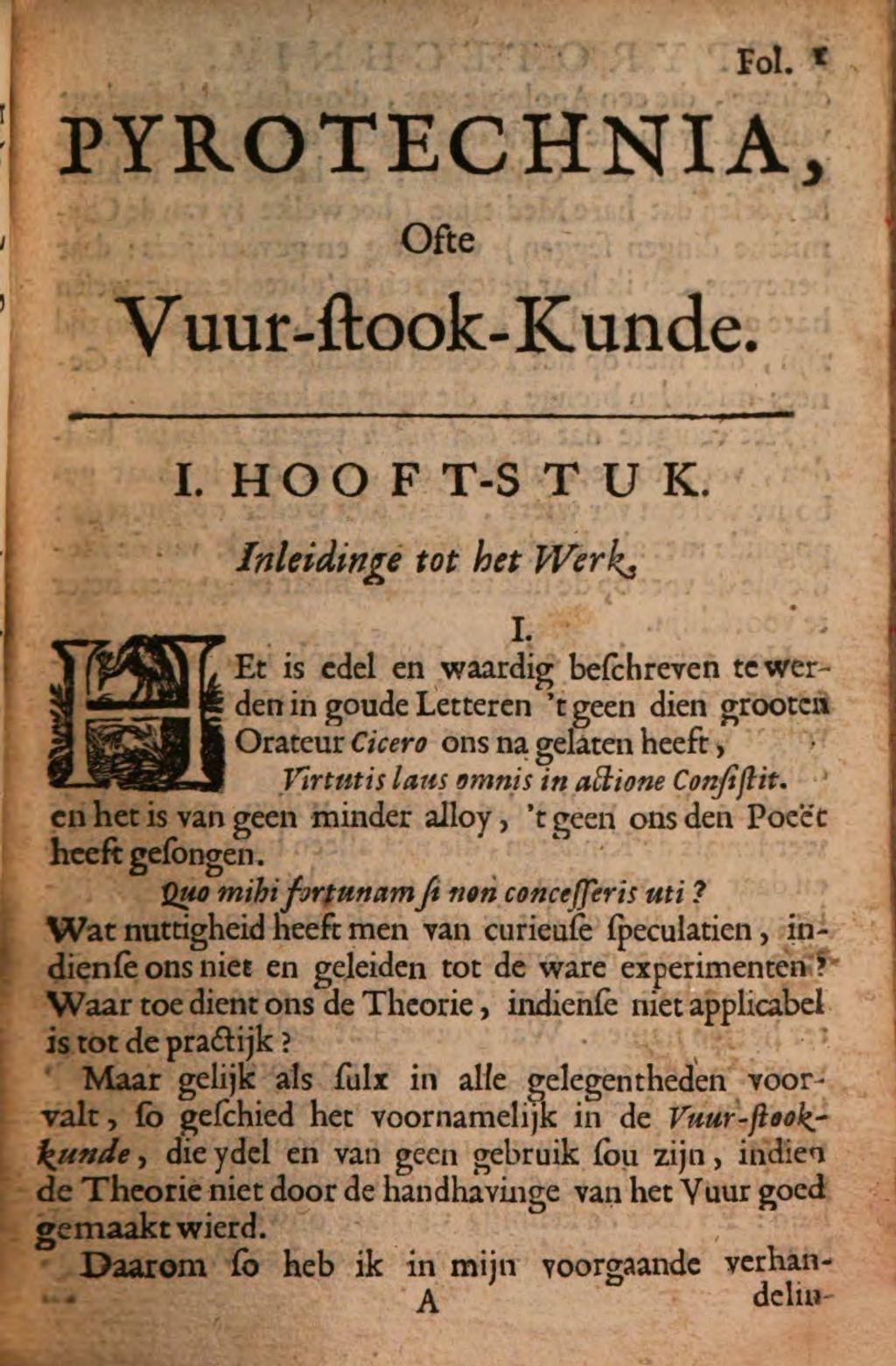 Cover of Pyrotechnia, ofte Vuur-stook-Kunde