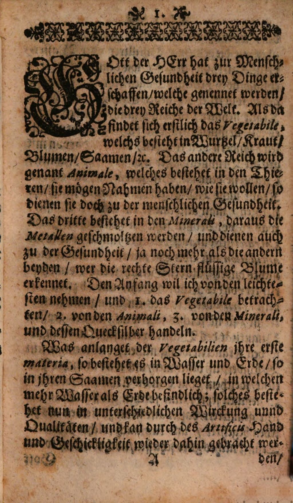 Cover of Joh. Martin Stillers. Cons. Chymischer Natur-Spiegel Von denen Drey Reichen der Welt. 1, Chimischer Natur-Spiegel ... Theil. Darinnen zu schauen Die drey Reiche der Welt