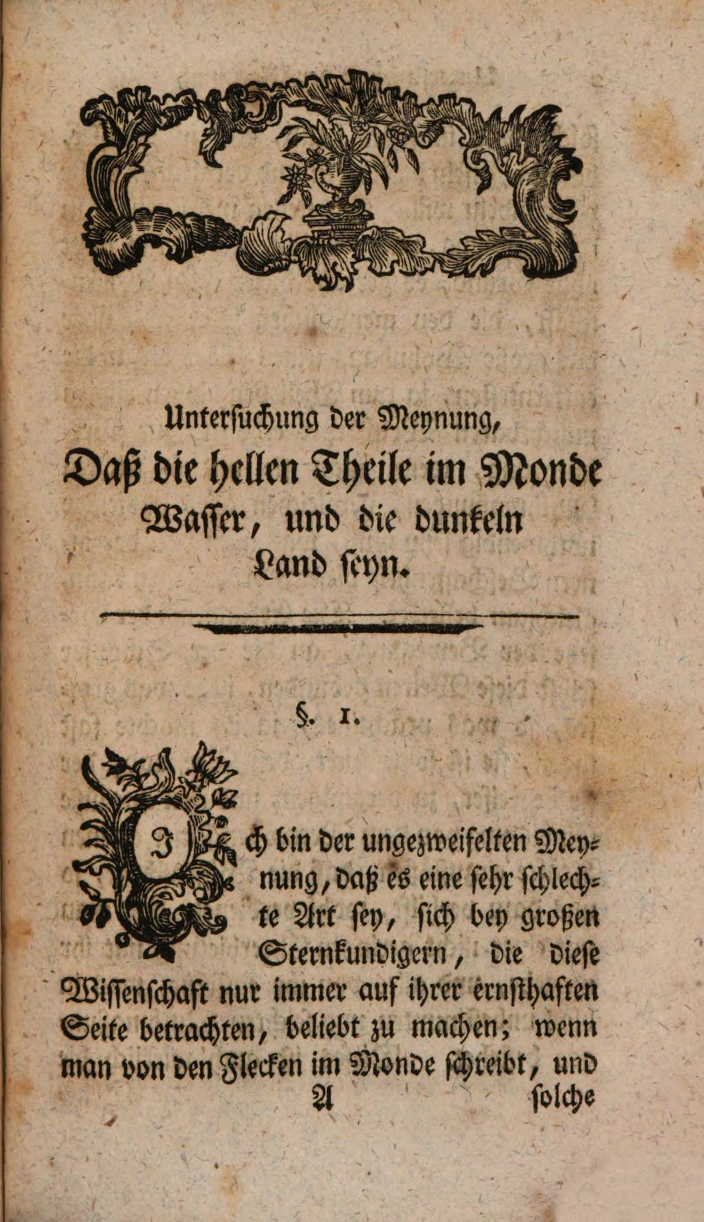Cover of Sind die bisherigen Landcharten vom Monde, richtig, oder nicht?