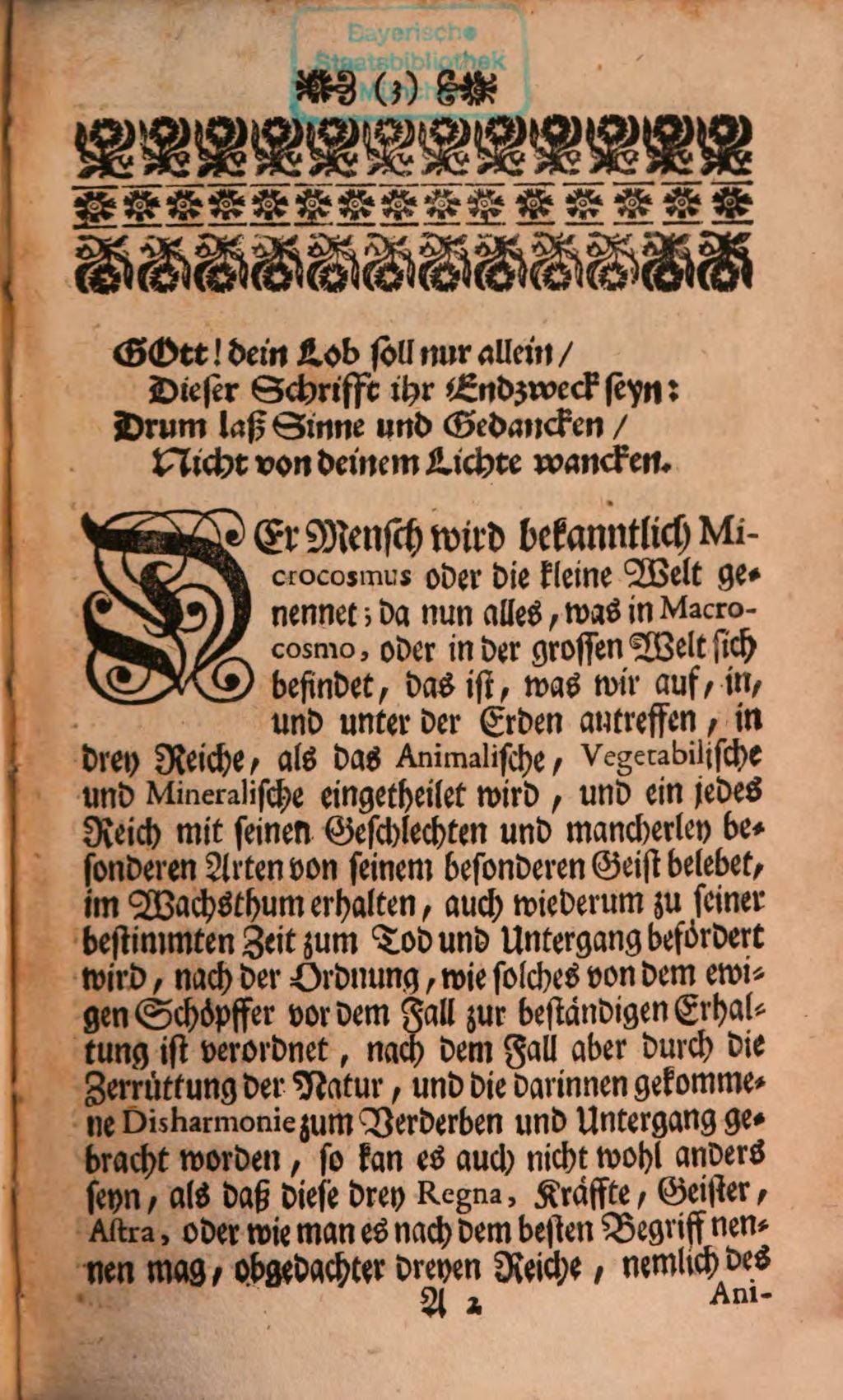 Cover of Philosophisches Tractätlein, Enthaltend Eines Anonymi Zufällige Gedancken, Von der Animalischen, Vegetabilischen Und Mineralischen Artzney
