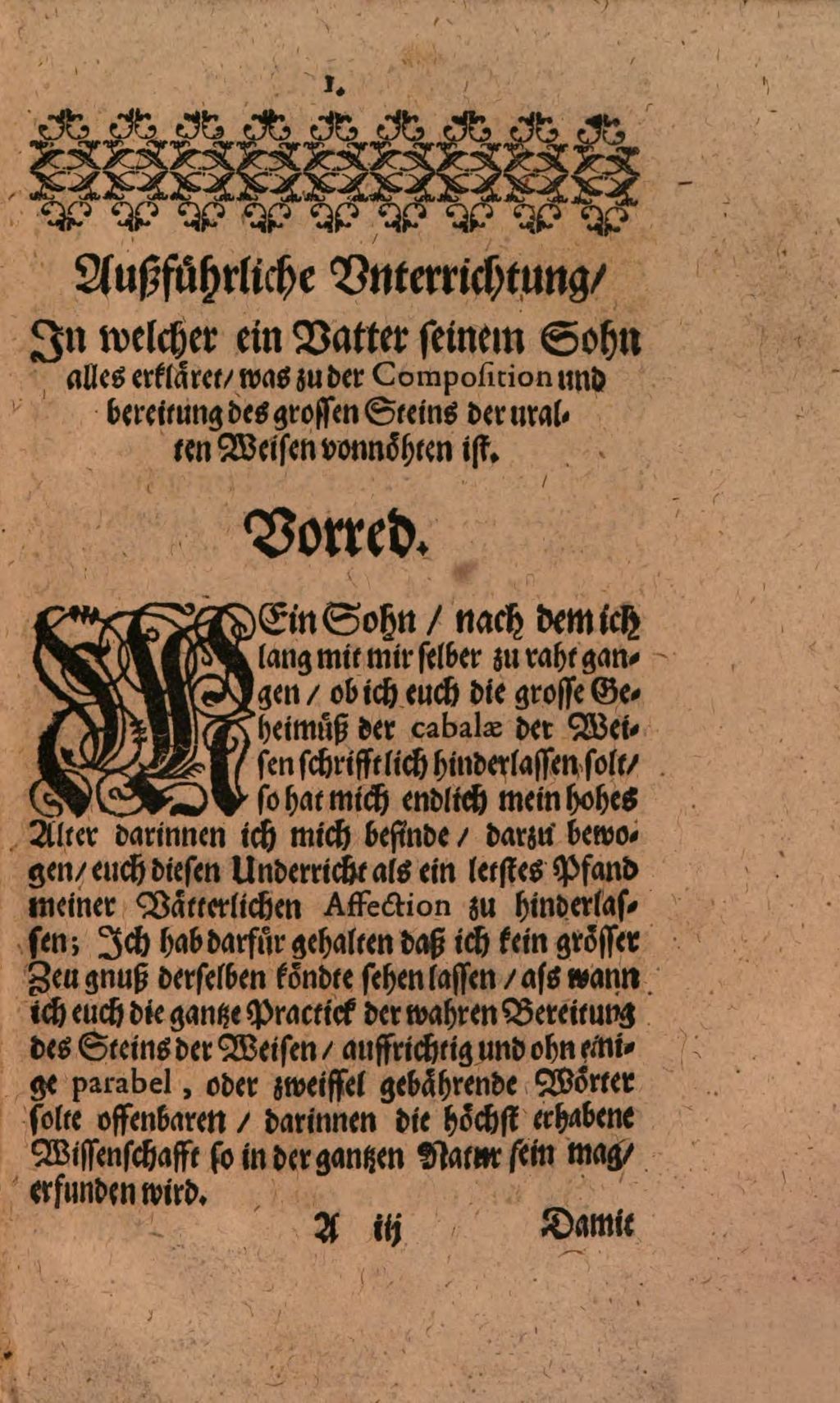 Cover of Eröffnetes philosophische Vaterhertz