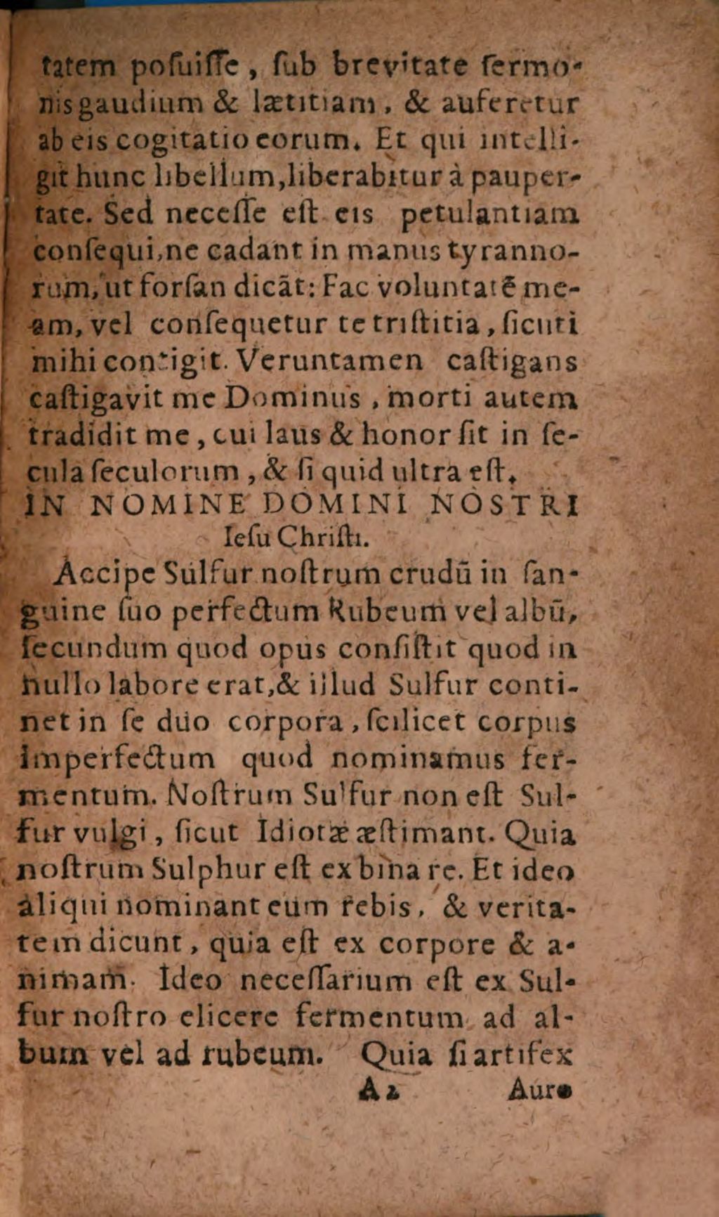 Cover of Tractatus II. De Lapide Philosophico Joannis Lasniori Bohaemi Summi Philosophi