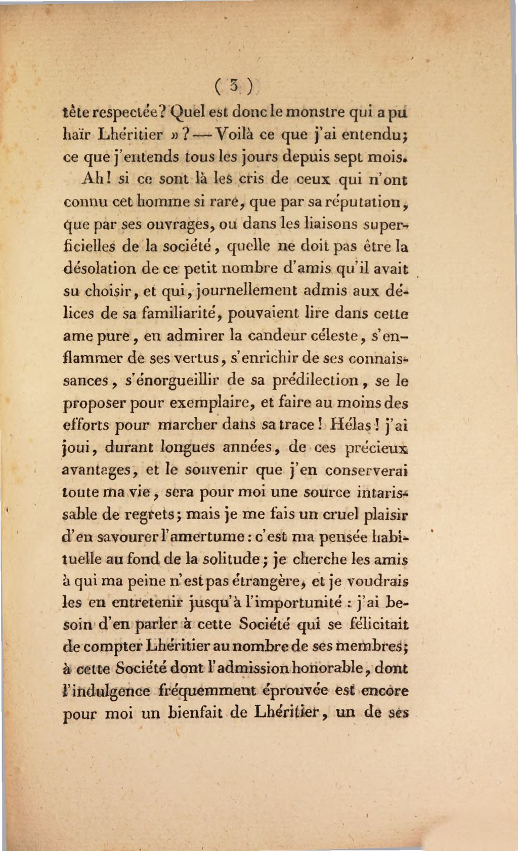 Cover of Notice historique sur Charles-Louis LHéritier, Membre de l'Institut national, et de la Société libre des Lettres, Sciences et Arts de Paris