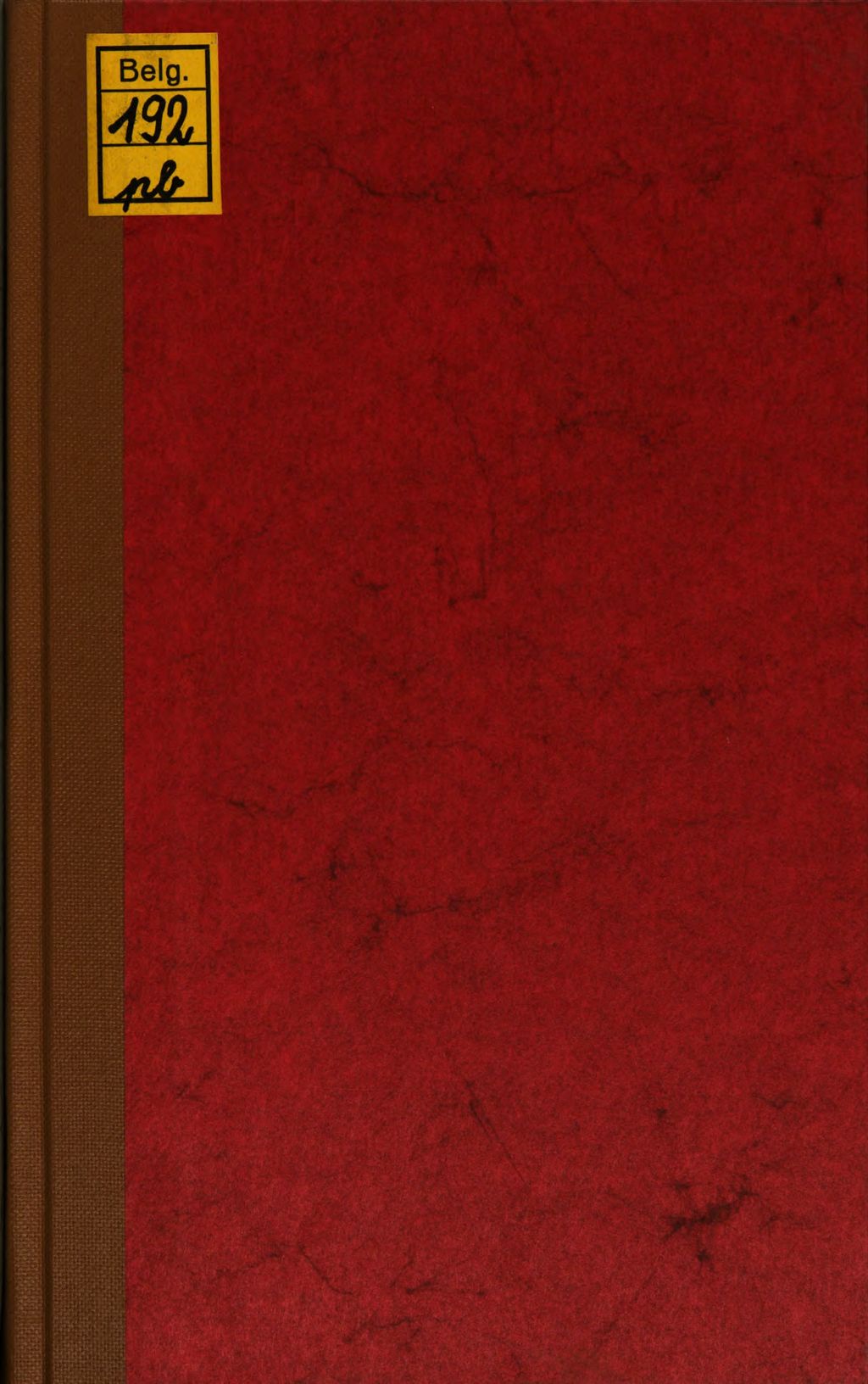 Cover of Discours prononcé par M. Jean Baptiste Nothomb, ministre de l'intérieur, dans la séance de la chambre des représentants, du 18 mars 1843