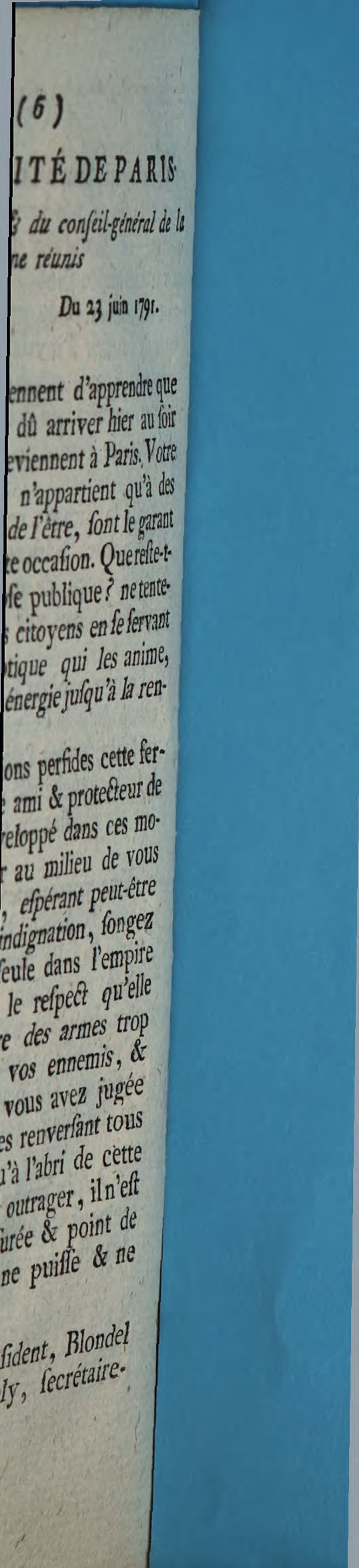 Cover of Bulletin De La Séance De L'Assemblée Nationale. Du Vendredi 24 Juin 1791