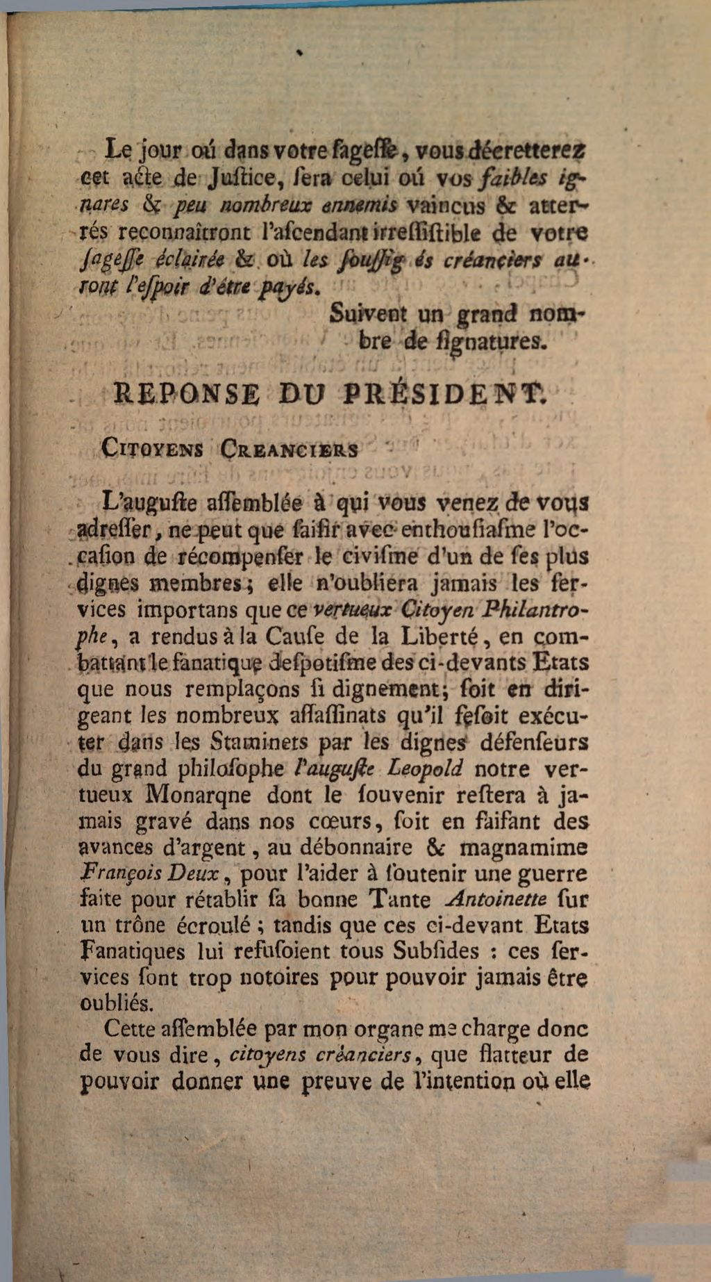 Cover of Extrait des Registres de l'Assemblée des Représentants Provisoirs de la Ville Libre de Bruxelles