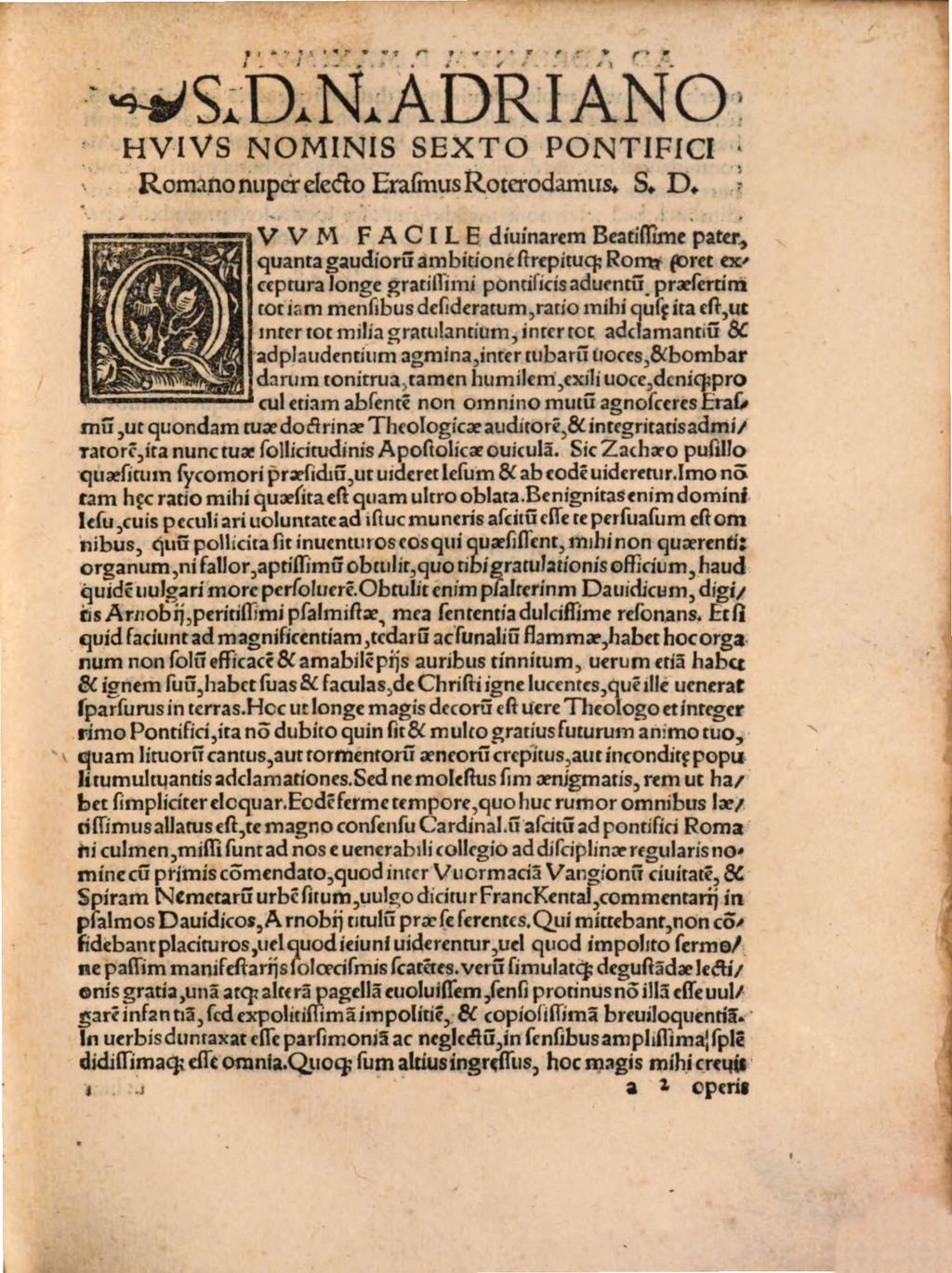 Cover of Arnobii Afri, Vetvsti Pariter ac laudatissimi scriptoris commentarij, pij iuxta ac sinceriter eruditi, In omnes psalmos