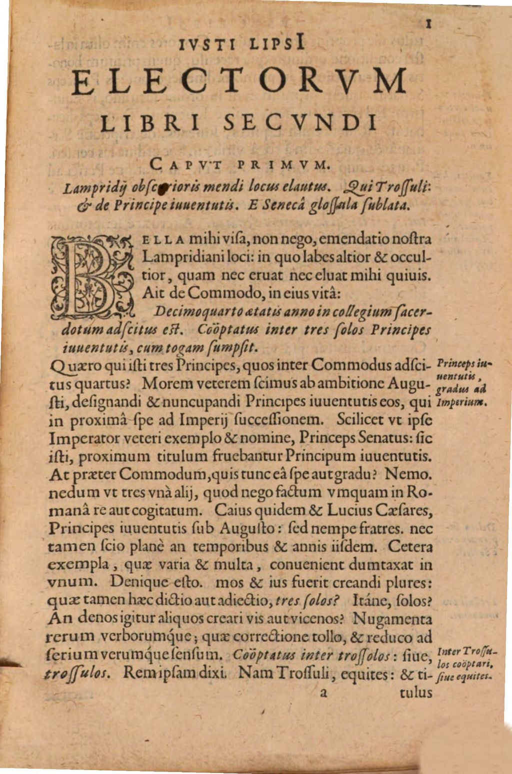 Cover of Ivsti LipsI Electorum. 2, Liber secundus, in quo mixtim ritus & censurae