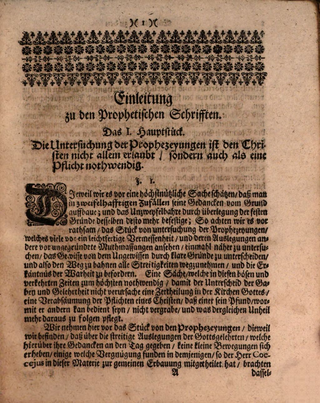 Cover of Einleitung Zu den Prophetischen Schrifften
