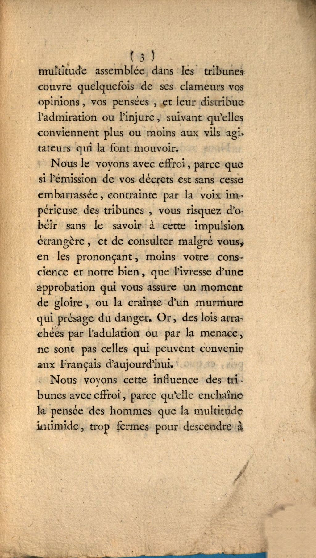 Cover of Adresse à la Convention Nationale, par la Société des Amis de la Liberté et de l'Égalité, Section de Brutus, ci-devant la Pêcherie, à Lyon, Département de Rhône et Loire