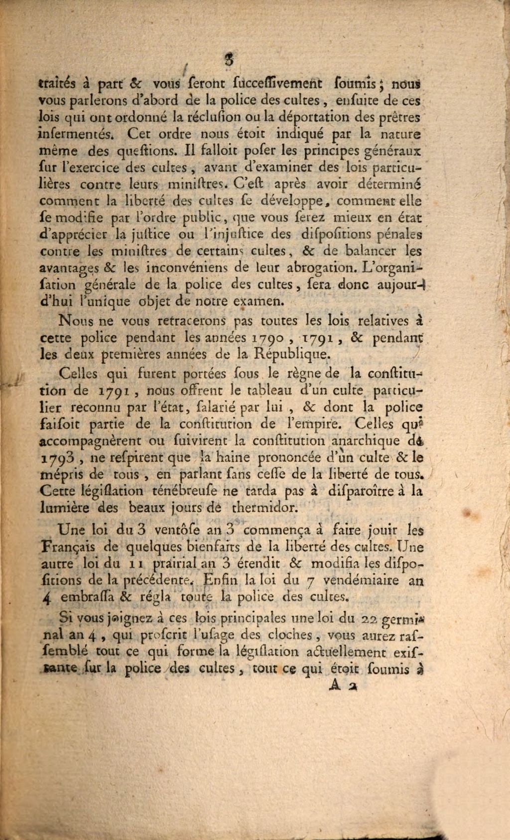 Cover of Rapport fait par Camille-Jordan, sur la police des cultes