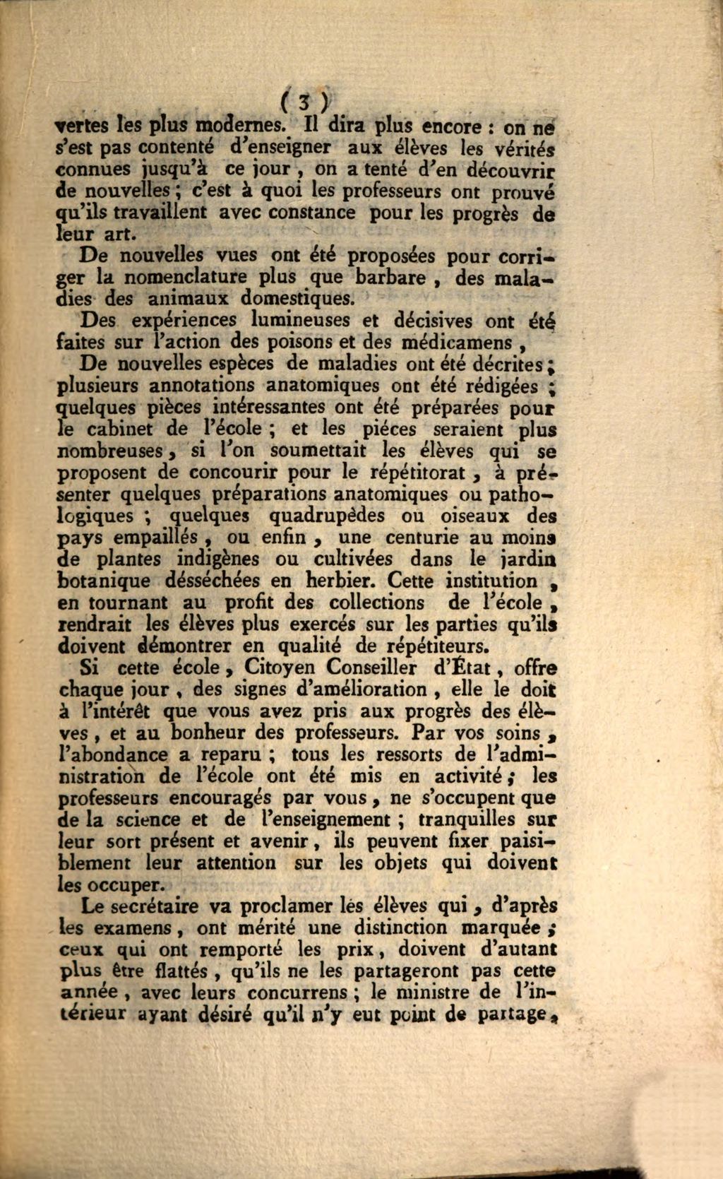 Cover of Procès-verbal de la séance d'émulation tenue à l'école vétérinaire de Lyon, le 17 Germinal an 10