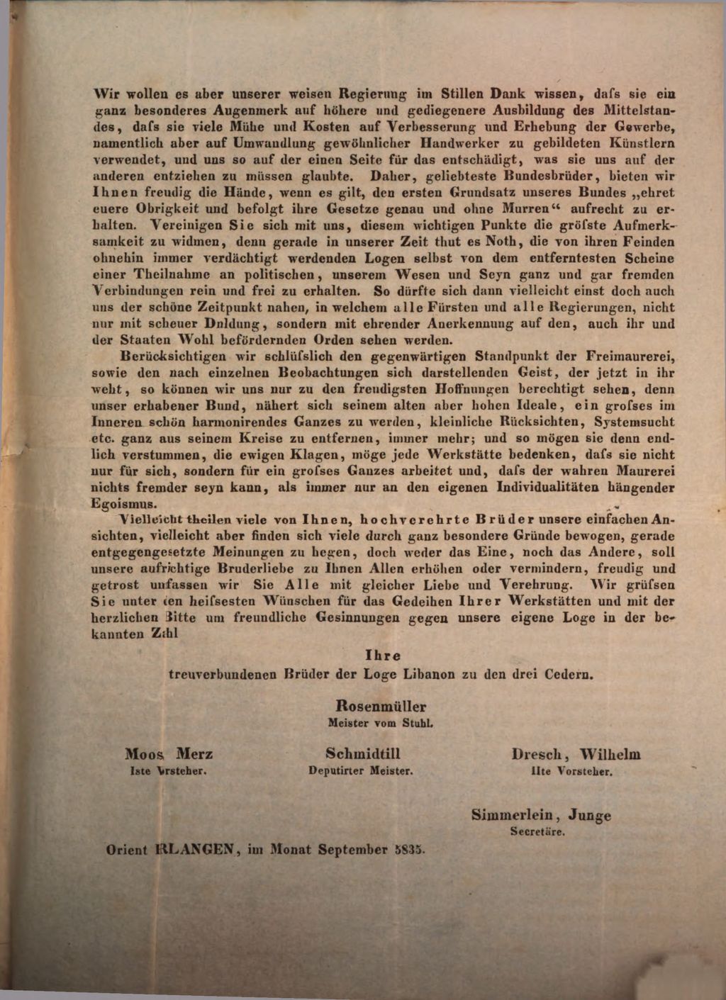 Cover of Sehr Erwürdigster Meister vom Stuhl! Sehr erwürdige Brüder Vorsteher und Beamte! Ehrwürdige, Würdige, Geliebte Brüder!