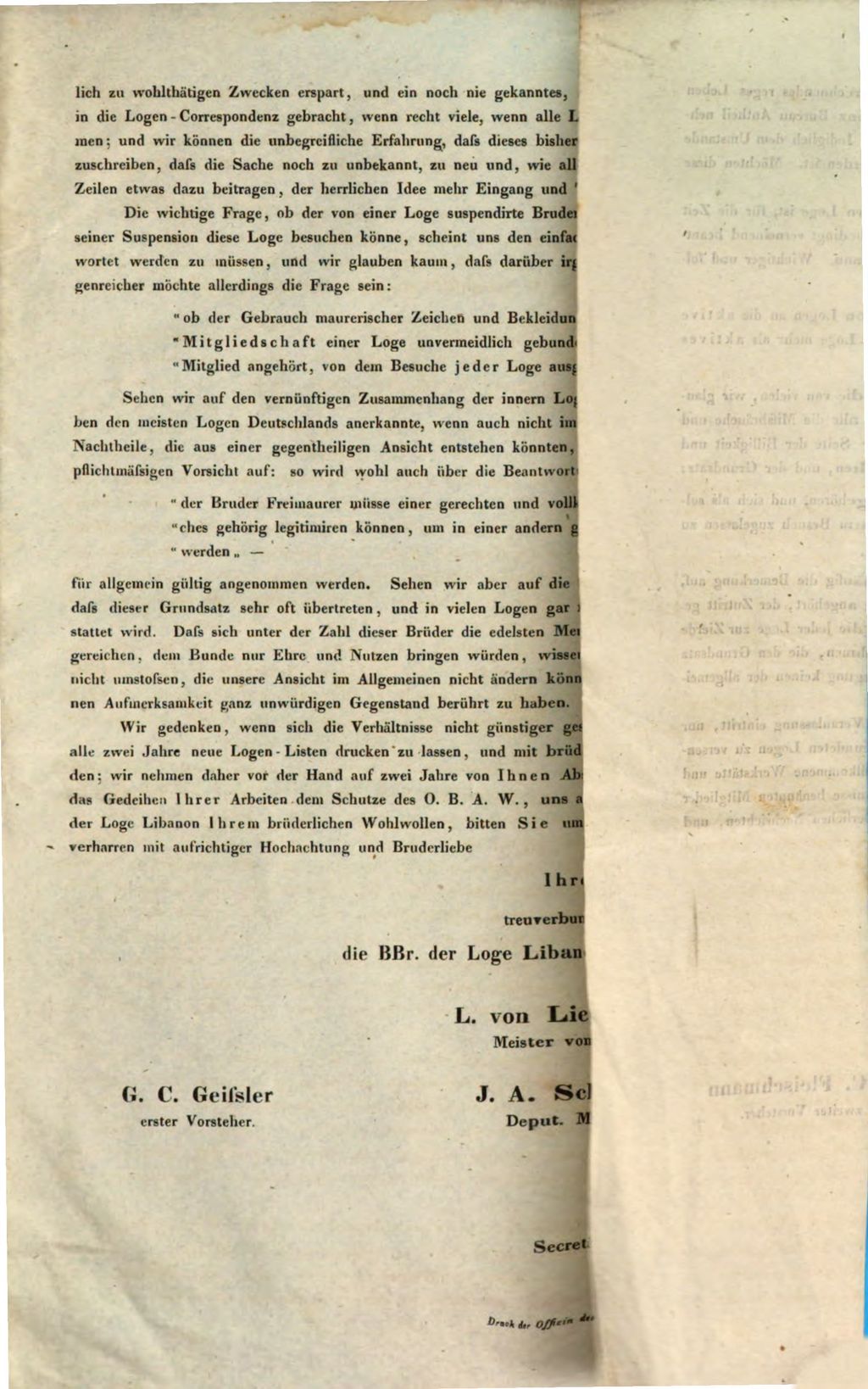 Cover of Sehr Erwürdiger Meister vom Stuhl, Sehr Erwürdiger Deputirter Meister, Ehrwürdige Brüder Vorsteher und Beamte, Allerseits verehrte und geliebte Brüder!