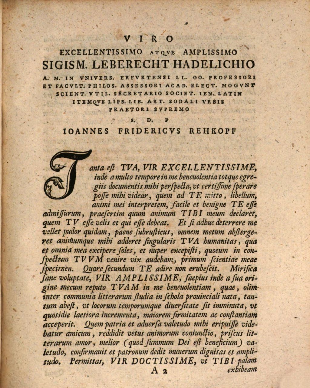 Cover of Vitae Patriarcharvm Alexandrinorvm Qvinqve. Specimen Secvndum