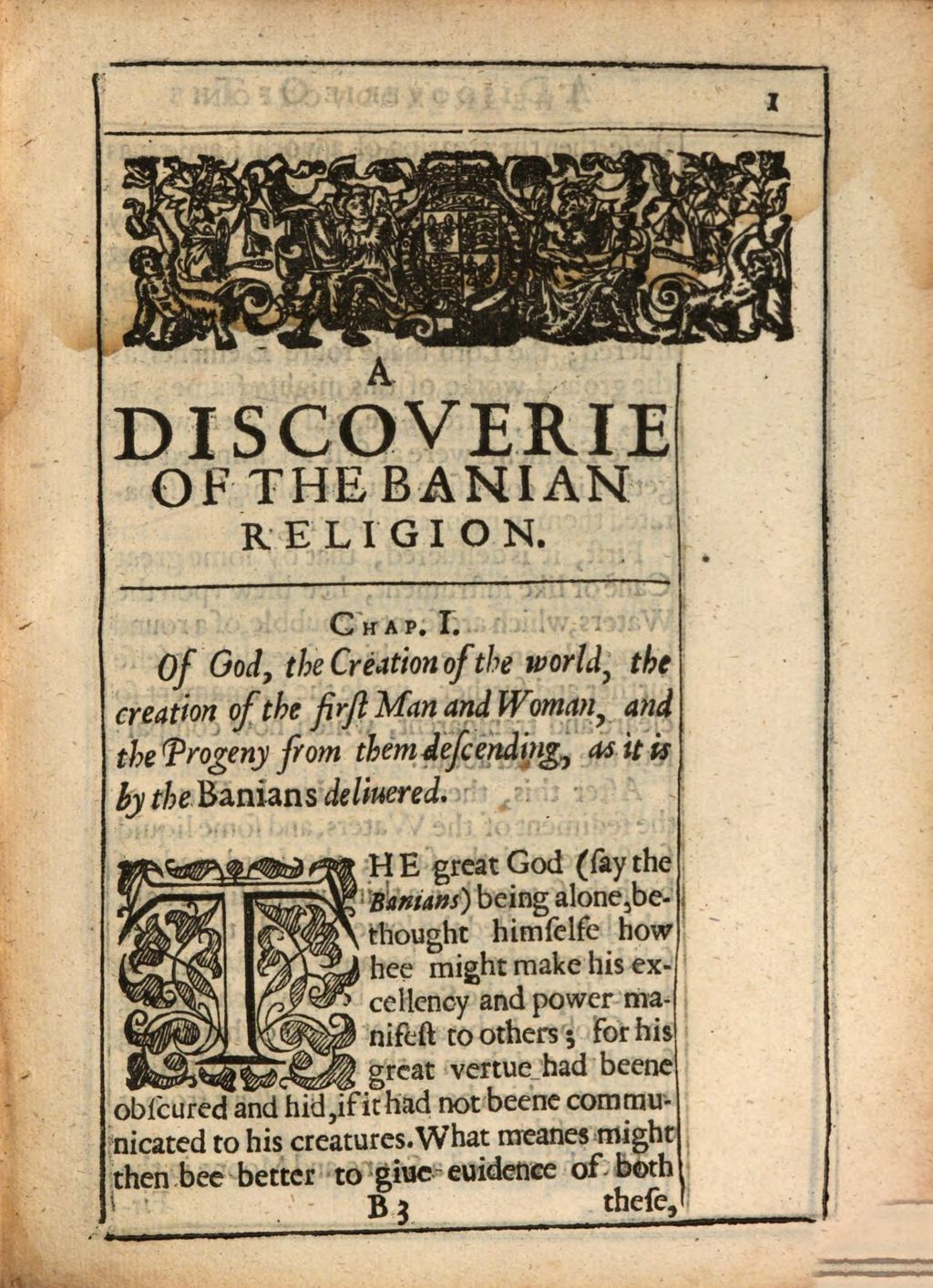 Cover of A Display of two forraigne sects in the East Indies: sect of the Banians ... and sect of the Persees. 1. A discoverie of the sect of the Banians ... - 9 Bl., 95 S