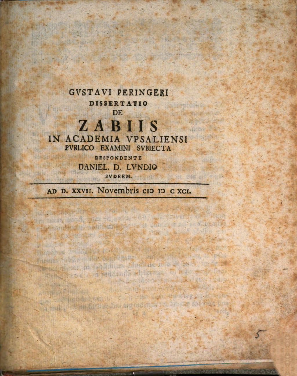 Cover of Dissertationvm Rariorvm De Antiqvitatibvs Sacris Et Profanis Fascicvlvs Novus