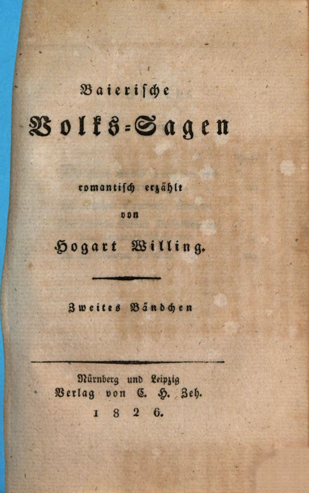 Cover of Baierische Volks- Sagen . 2