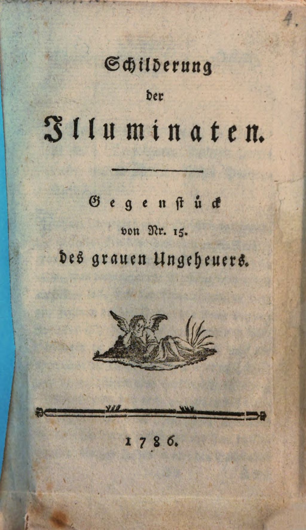 Cover of Schilderung der Illuminaten