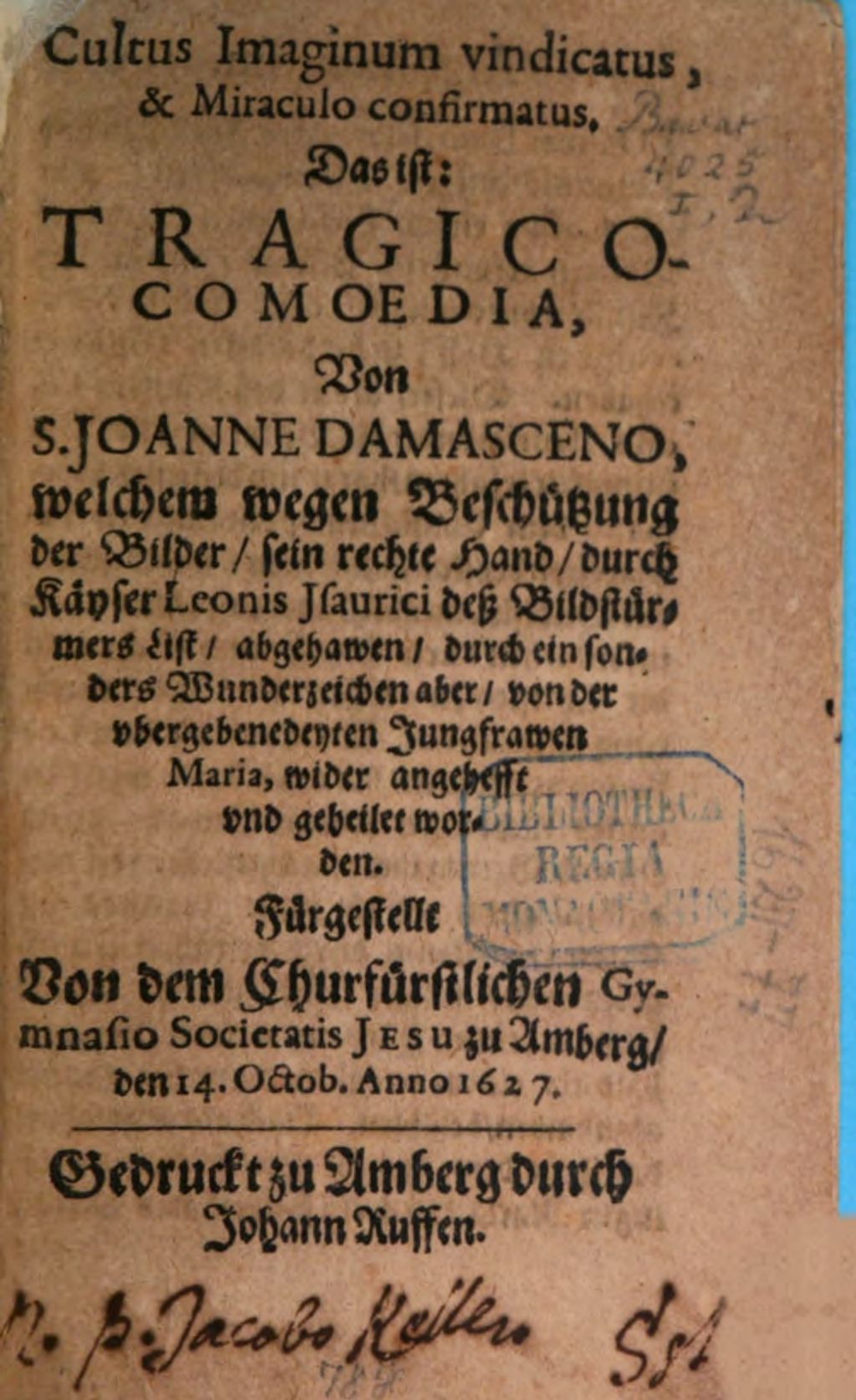 Cover of Cultus Imaginum vindicatus et miraculo confirmatus