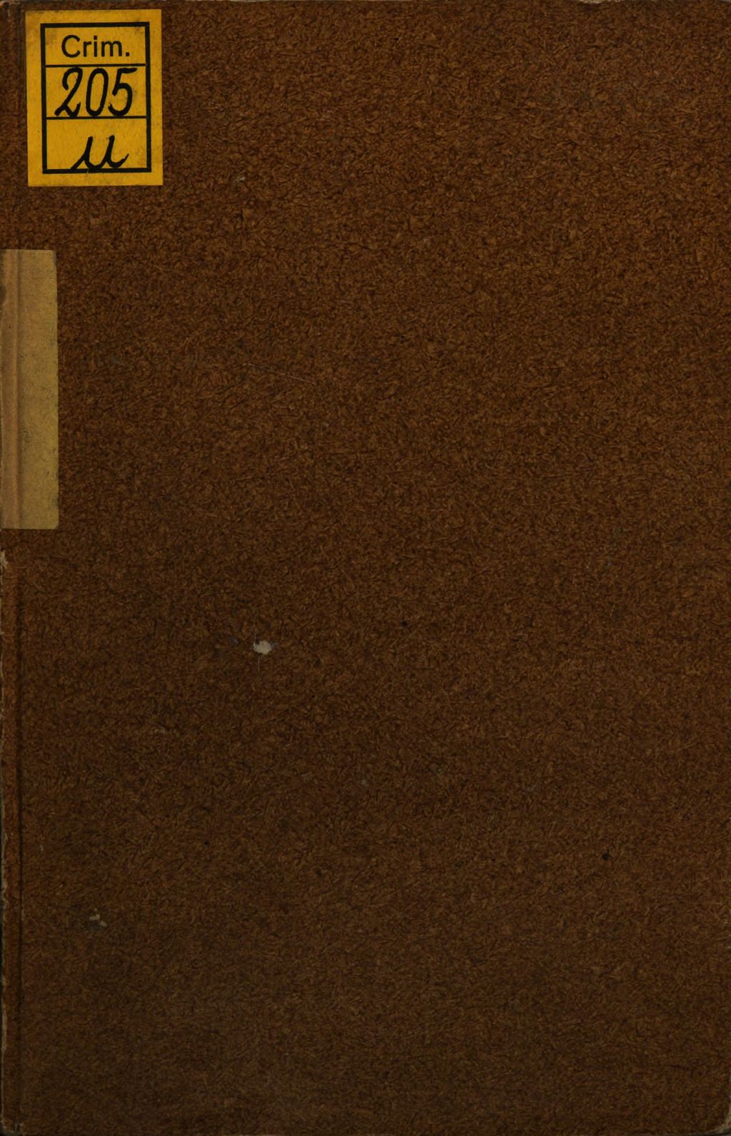 Cover of Zur Wiedergeburt der Strafrechtspflege