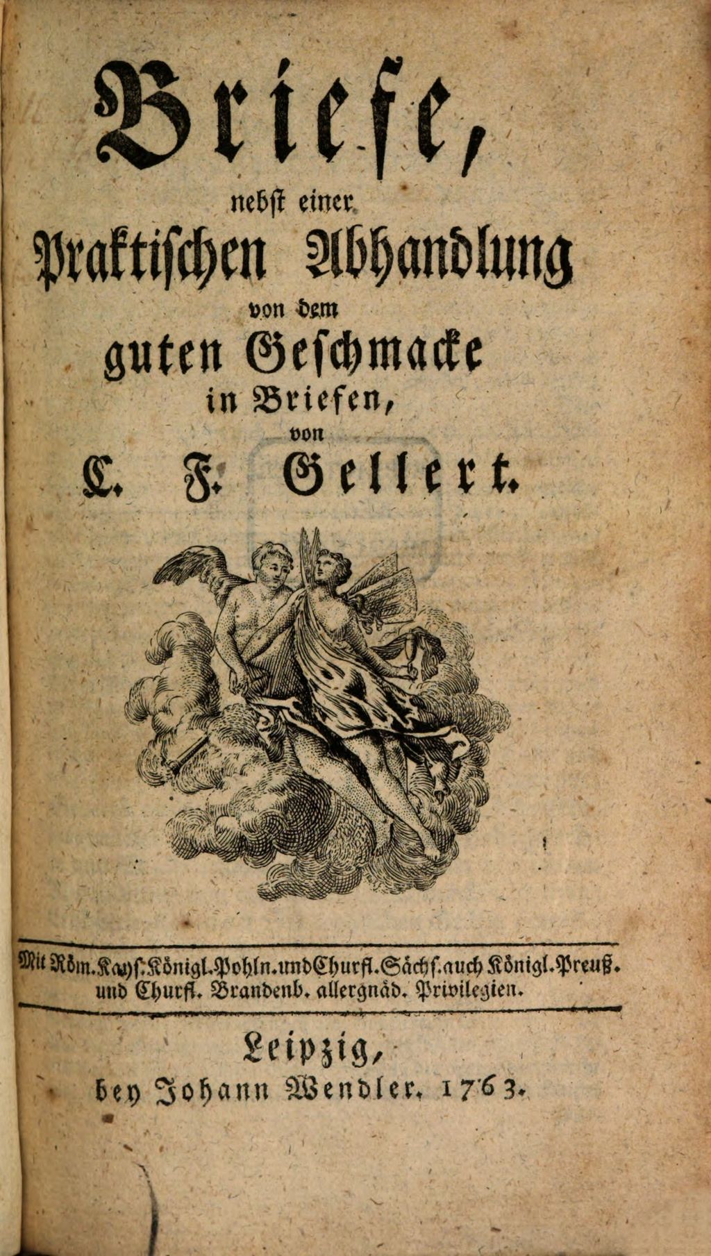 Cover of Briefe, nebst einer Praktischen Abhandlung von dem guten Geschmacke in Briefen