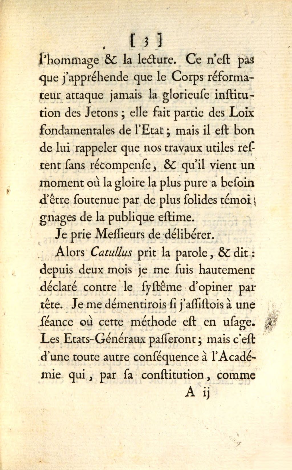 Cover of Séance extraordinaire et secrète de l'Academie Françoise