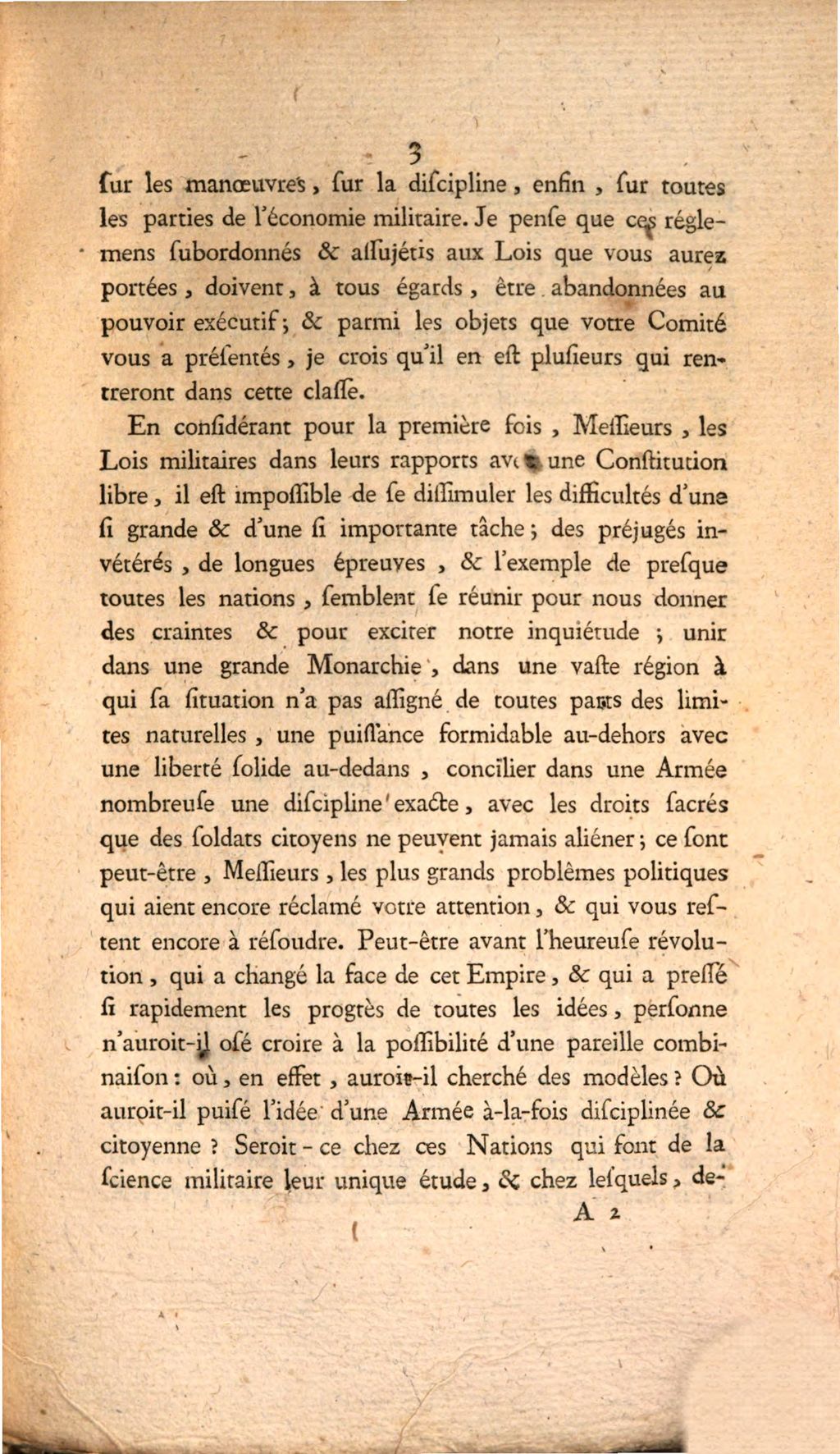 Cover of Opinion de M. Alexandre de Lameth sur la constitution militaire