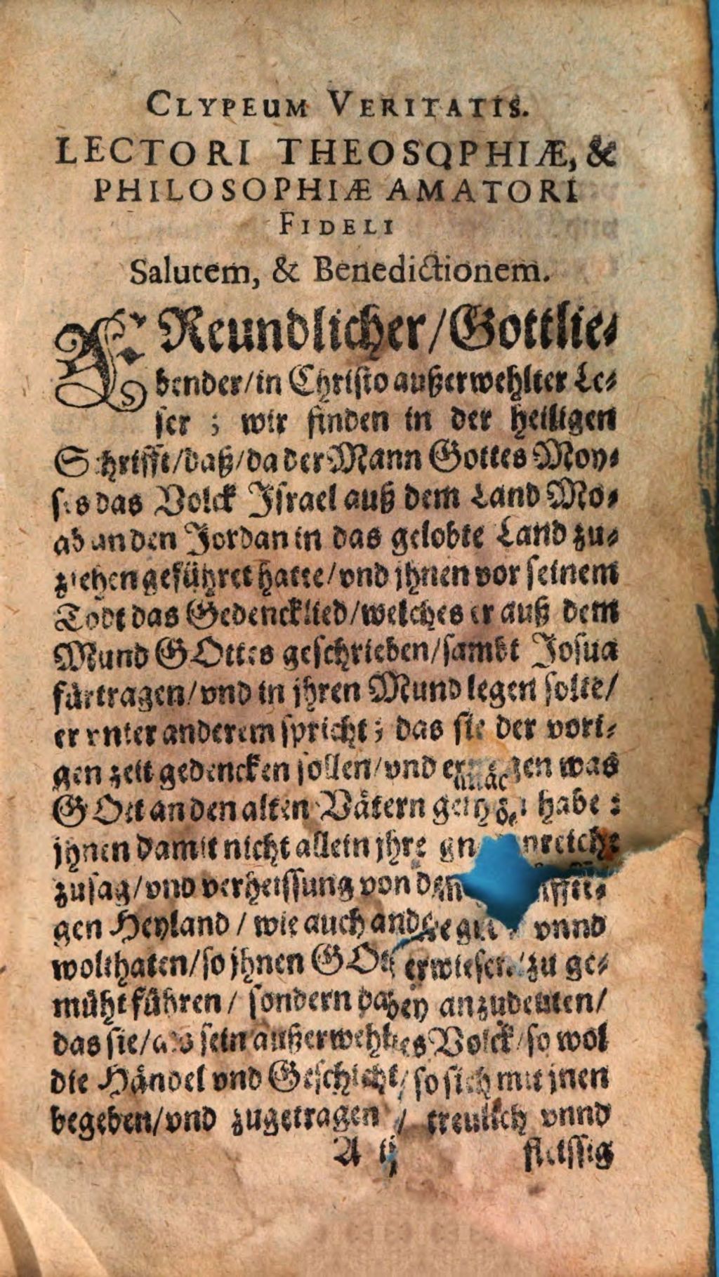 Cover of Clypeum Veritatis