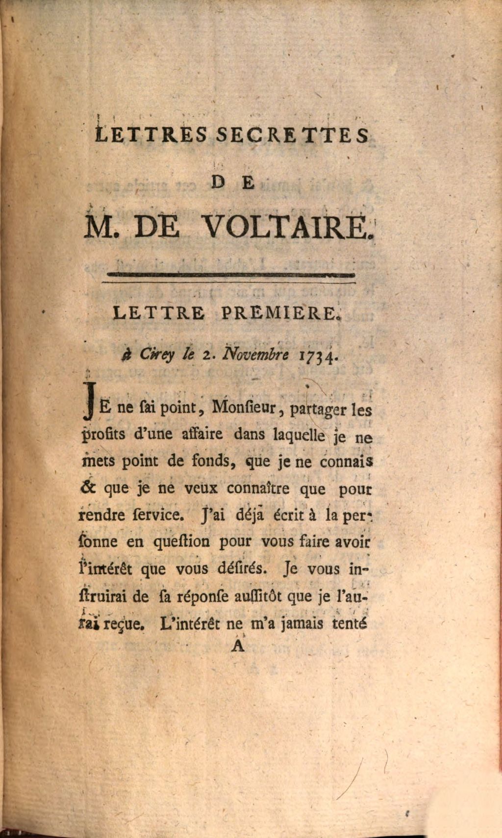 Cover of Lettres sécrettes