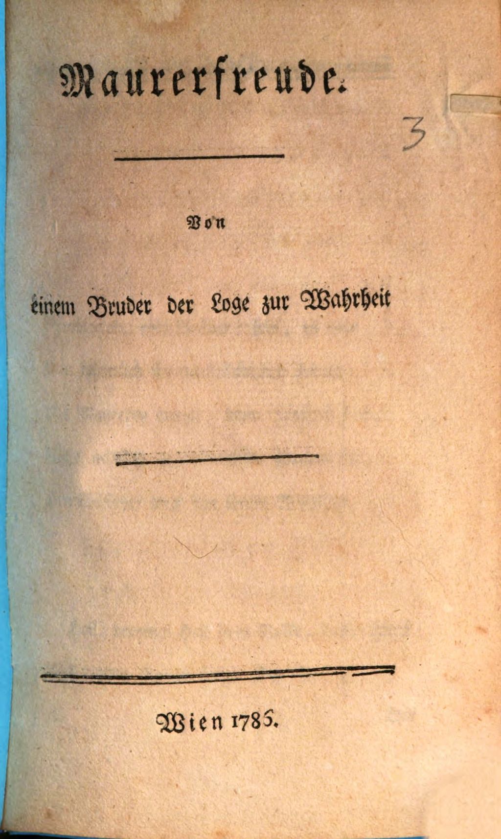 Cover of Maurerfreude