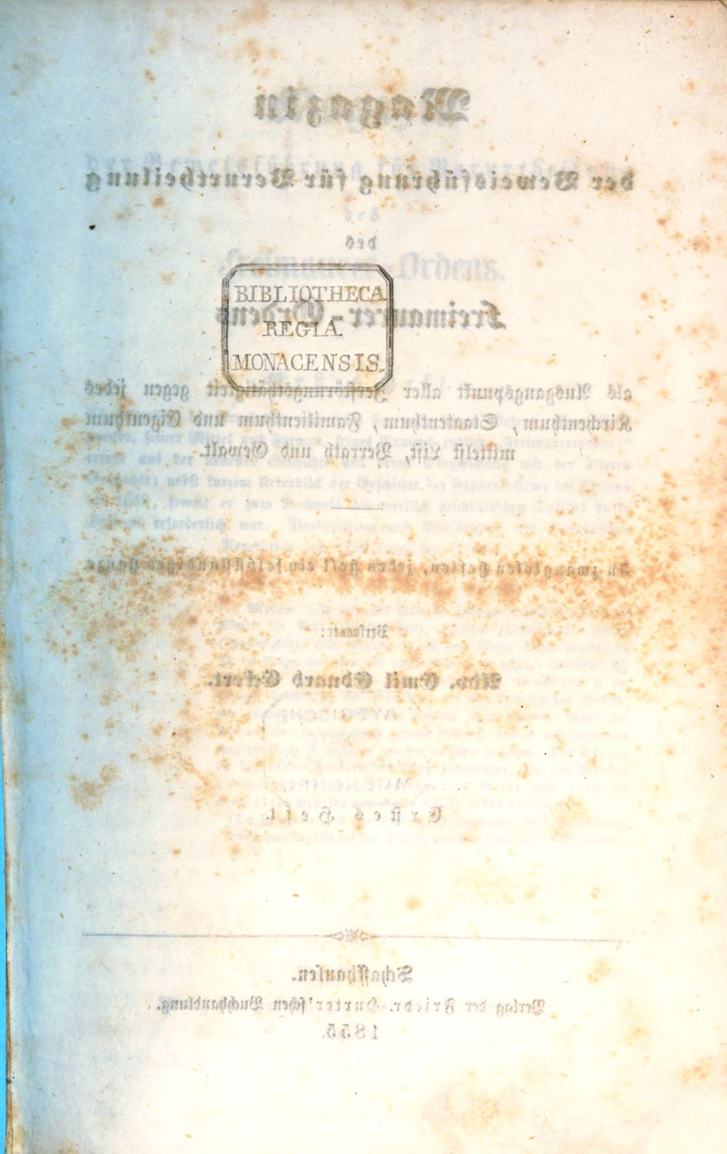 Cover of Magazin der Beweisführung für Verurtheilung des Freimaurer -Ordens