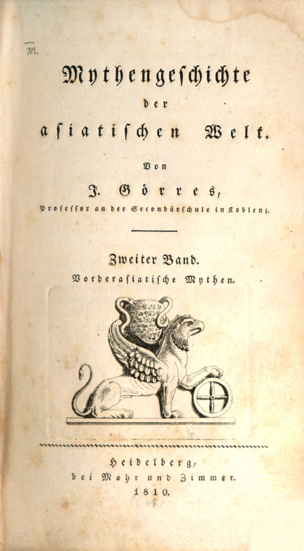 Cover of Mythengeschichte der asiatischen Welt. 2, Vorderasiatische Mythen
