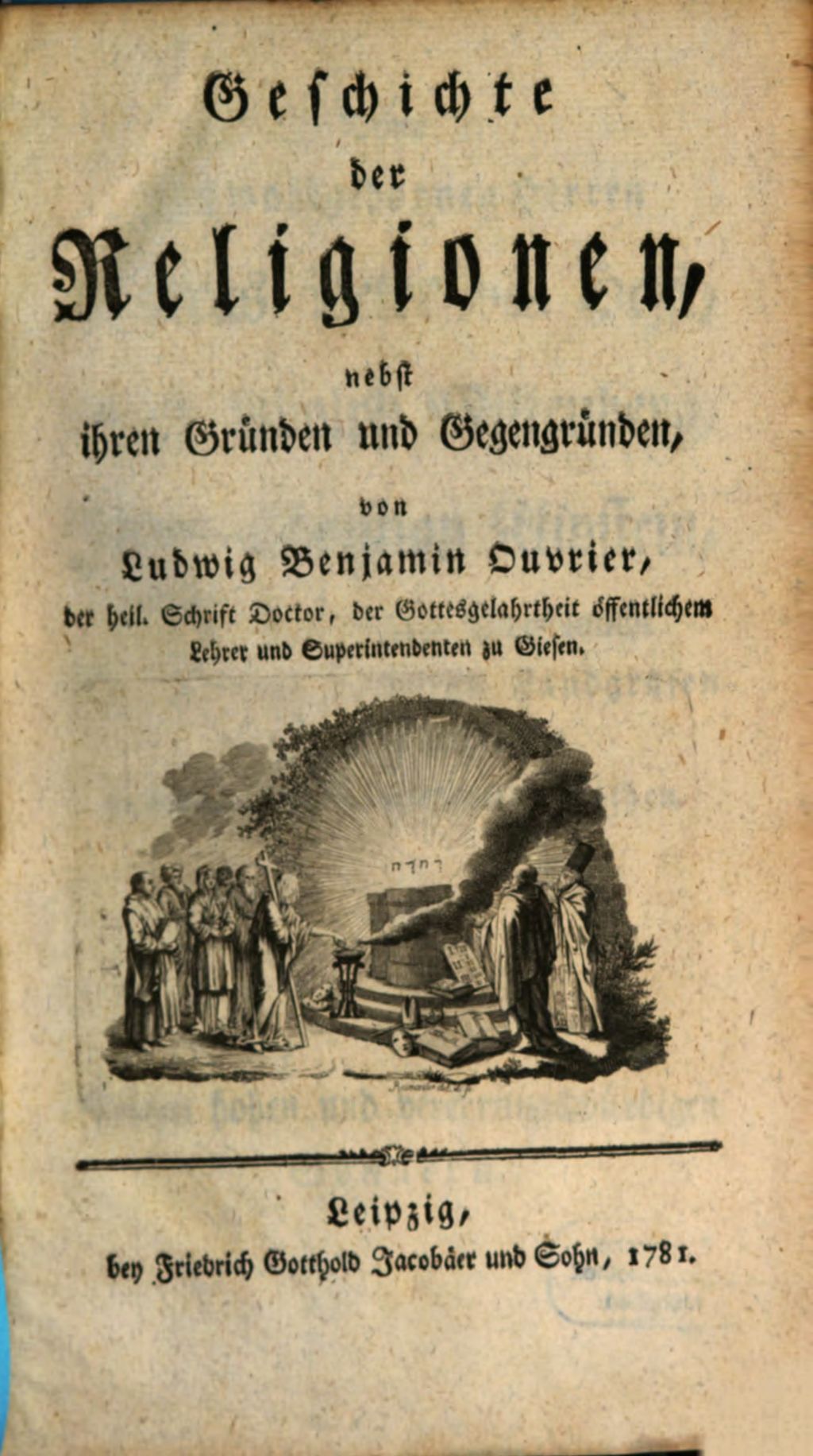 Cover of Geschichte der Religionen, nebst ihren Gründen und Gegengründen. [1]