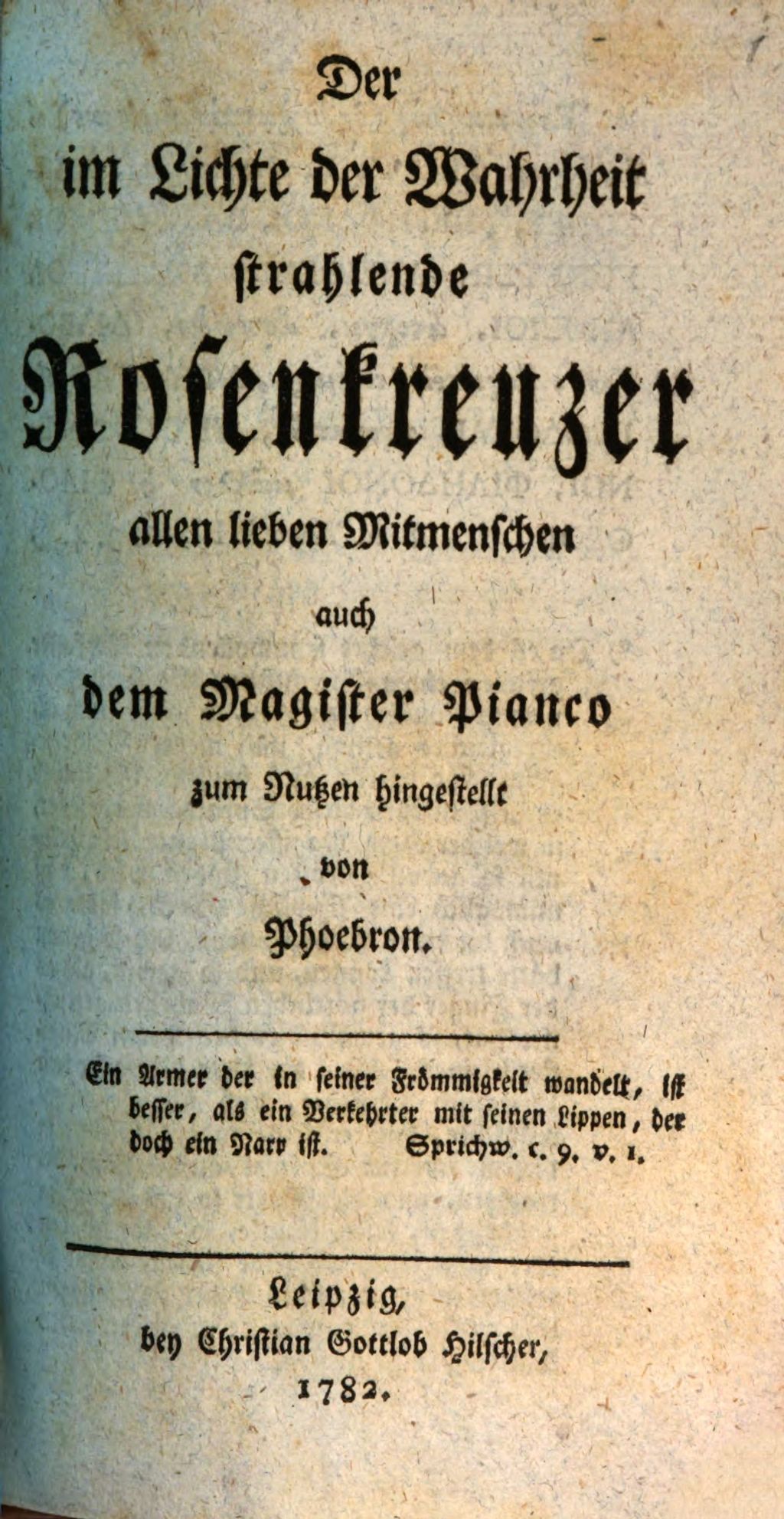 Cover of Der im Lichte der Wahrheit strahlende Rosenkreuzer