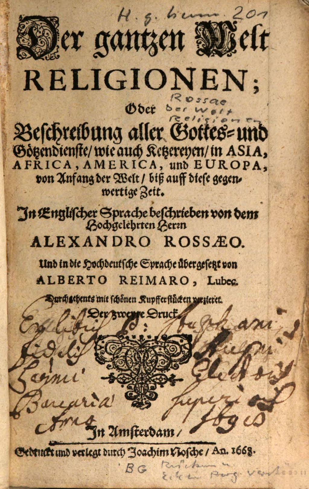 Cover of Der Welt unterschiedlicher Gottesdienst