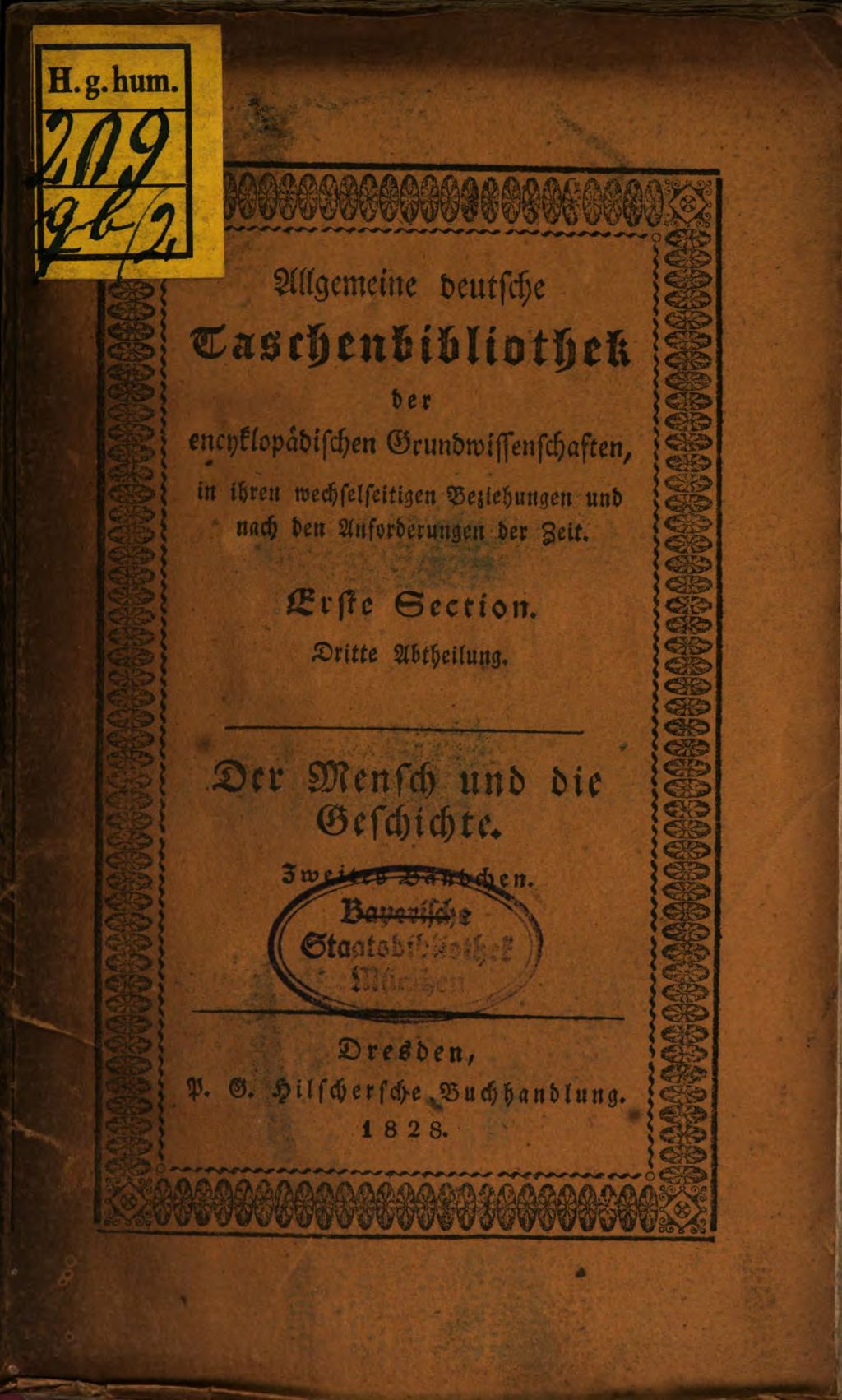 Cover of Der Mensch und die Geschichte